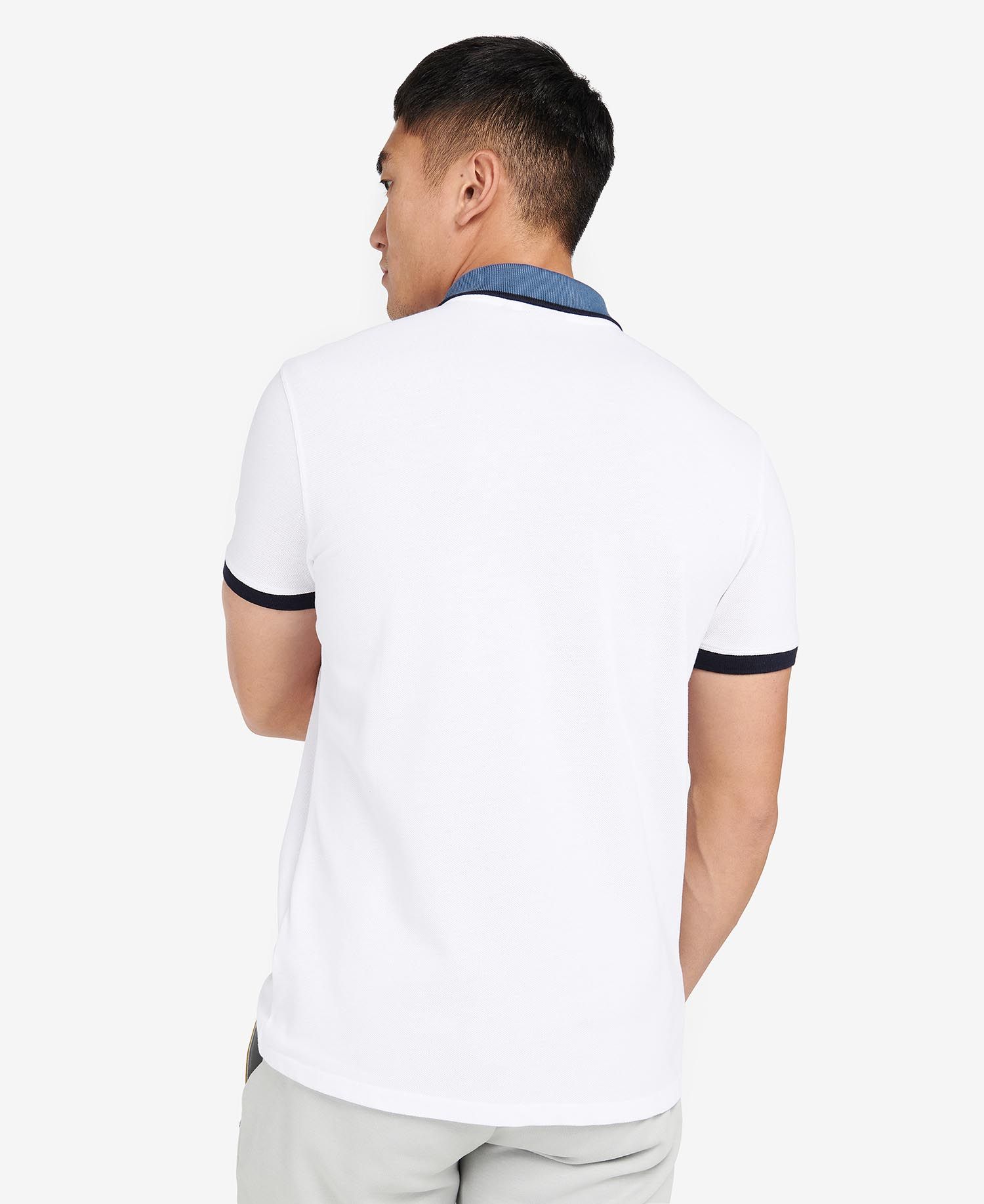 Barbour white store polo shirt